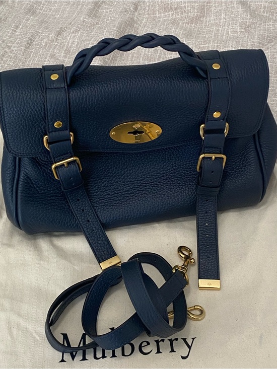 Mulberry Handbags - Mulberry Alexa in Night Sky Blue